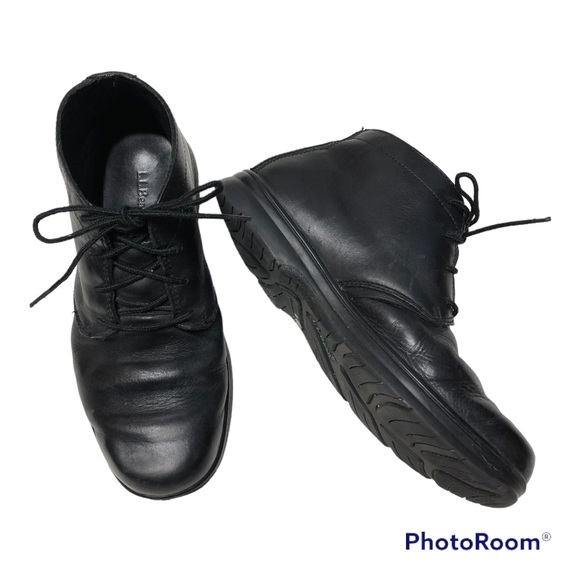 L.L. Bean Other - MENS’S LL. BEAN BLACK LEATHER CHUKKA TEK 2.5 WATERPROOF BOOTS